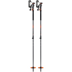 Leki, LEKI Helicon Lite Teleskopstock, Leki Helicon Lite - Skistöcke Dark Anthracite / Neon Orange / Black 110 - 145 cm