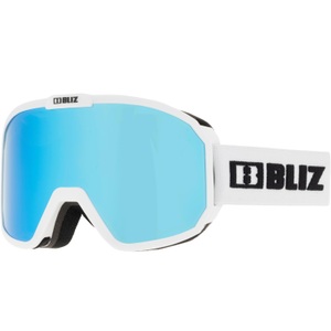 Bliz, Bliz Skibrille Rave Nano Optics - Matt White, Brown w Blue Multi, 