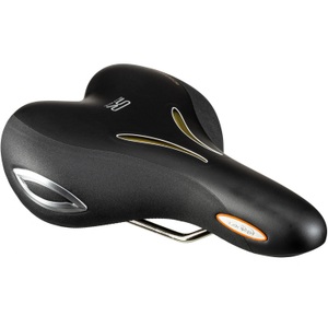 Selle Royal, Selle Royal Lookin (moderate) Fahrrad-Sattel // Damen schwarz/silbe..., Selle Royal Lookin Moderate Woman Sattel