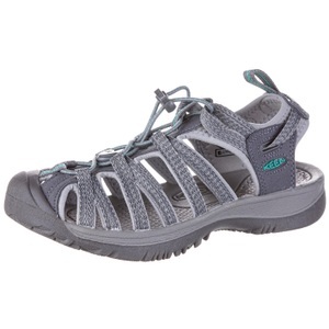 Keen, Keen Damen Whisper Sandale (Größe 39.5, Grau), Keen WHISPER Outdoorsandalen Damen