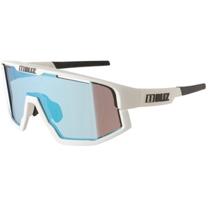 Bliz, Bliz Sportbrille Vision - Matt White w Matt White Jawbone Smoke w Blue Multi, Bliz Vision Sportbrille