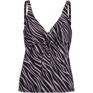 Lascana, Lascana Bikini Oberteil Damen, LASCANA Bügel-Tankini-Top »Kaa«, mit Animal-Design