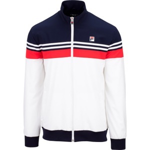 FILA, Fila Bruno Trainingsjacke Herren - Weiß, Mehrfarbig