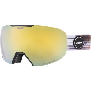 Uvex, Uvex - Epic Attract Skibrille - Unisex - Wintersportausrüstung - Schwarz - OneSize, Uvex epic ATTRACT Skibrille - black matt dl/mirror gold