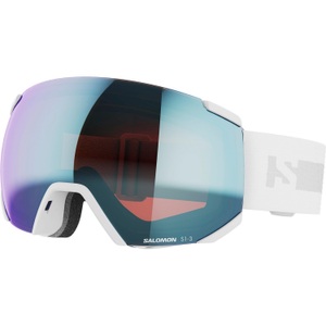 Salomon, Salomon Radium Photo Skibrille / Snowboardbrille weiss, Radium Photochromic Skibrille