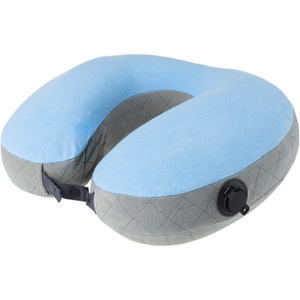 COCOON, U-Shaped Neck Pillow, Light-Blue/Grey