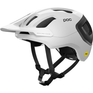 Poc, POC Axion Race MIPS Fahrradhelm, POC Axion Race MIPS Velohelm - Hydrogen White/Uranium Black Metallic/Matt (Grössen: L (59-62 cm))