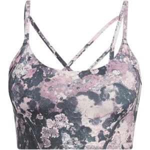 adidas, adidas Yoga Light-Support Long Line All Over Print Sport-BH Damen - Mehrfarbig