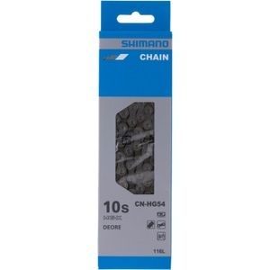 Shimano, Shimano Chaîne 10 vitesses Shimano CN-HG54 / / 116 liens, DEORE HG54 10-fach Kette