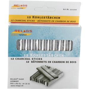 RELAGS, RELAGS Brennstoff, basic Nature Holzkohlestäbchen