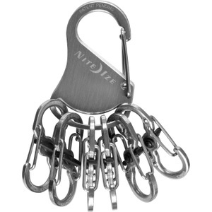 Nite Ize, NITE Ize Schlüssel-Karabiner NI-KLK-11-R3 KeyRack Locker Silber 1 St., NITE Ize Schlüssel-Karabiner NI-KLK-11-R3 KeyRack Locker Silber 1 St.