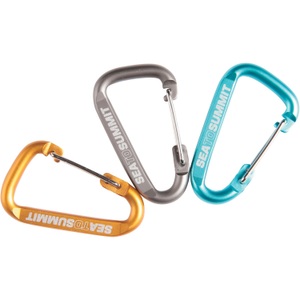 Sea to Summit, 3 Stk. Karabiner, Sea To Summit Accessory Karabiner Set S; 3 Stk Schlüsselanhänger