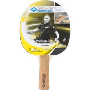 Donic-Schildkröt, Donic-Schildkröt Persson 500 Tischtennisschläger, Donic Tischtennis Schläger Persson 500 mit Kork Griff, One Size