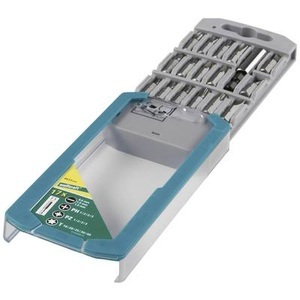 Wolfcraft, Wolfcraft 8633000 Bit-Set 17teilig Schlitz, Kreuzschlitz Phillips, Kreuzschlitz Pozidriv, Innen-TORX, Wolfcraft Bit-Box 2K Solid | 17-teilig