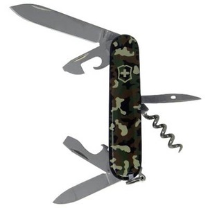 Victorinox, Victorinox Spartan 1.3603.94 Schweizer Taschenmesser Anzahl Funktionen 12 Camouflage, Victorinox Spartan - Grün - 91 mm