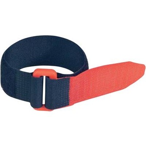 Fastech, Fastech F101-25-480-5 Klettband mit Gurt Haft- und Flauschteil (L x B) 480 mm x 25 mm Schwarz, Rot 5 St., FASTECH Schlaufenband FAST-VSTRAP 25 x 480 mm, Schwarz/Rot