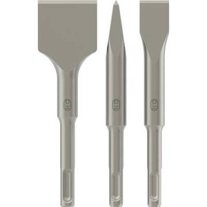 Bosch Accessories, Meißel-Set 3teilig Bosch Accessories 2608690180 Gesamtlänge 140 mm SDS-Plus 1 Set, Bosch Professional Kurzmeissel-Set SDS Plus 3-teilig