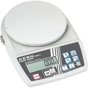 Kern, Kern Briefwaage Wägebereich (max.) 2 kg Ablesbarkeit 0.01 g netzbetrieben, batteriebetrieben Weiß, Kern EMB 2000-2V Briefwaage Wägebereich (max.) 2 kg Ablesbarkeit 0.01 g netzbetrieben, batteriebetrieben Weiß