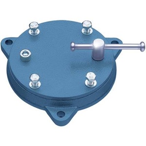 Brockhaus, Heuer Drehteller 120 mm, Heuer Drehteller für Schraubstock Blau