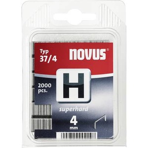 Feindrahtklammer - Typ 37 2000 St. Novus 042-0368 Klammern-Typ 37/4 superhart Abmessungen (L x B) 4 mm x 10.6 mm