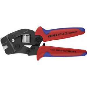 Knipex, Knipex 97 53 09 Crimpzange Aderendhülsen 0.08 bis 16 mm², KNIPEX Crimp-Hebelzange 190 mm