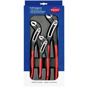 Knipex, Werkstatt Wasserpumpenzangen-Set 3teilig Knipex 00 20 09 V03, Alligator-Paket 00 20 09 V03, Zangen-Set