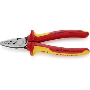 Knipex, Knipex 97 78 180 Crimpzange Aderendhülsen 0.25 bis 16 mm², Crimpzange 97 78 180