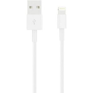 undefined, 1 St. iPad/iPhone/iPod Datenkabel/Ladekabel [1x USB 2.0 Stecker A - 1x Apple Lightning-Stecker] 1 m Weiß MD818ZM/A, 