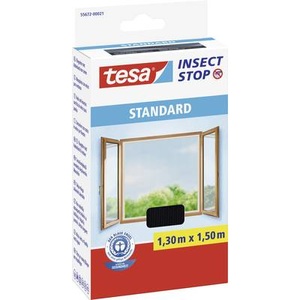 Tesa, tesa Insect Stop Standard 55672-21-03 Fliegengitter (L x B) 1300 mm x 1500 mm Anthrazit 1 St., tesa Fliegengitter Insect Stop Standard 1.3x1.5m anthrazit