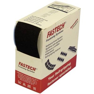 Fastech, Fastech B50-SK-L-999905 Klettband zum Aufkleben Flauschteil (L x B) 5 m x 50 mm Schwarz 5 m, FASTECH Flauschseite Box 50 mm x 5 m selbstklebend, Schwarz