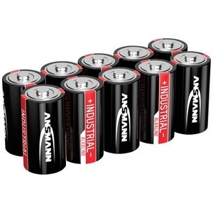 Ansmann, Industrial Alkaline Baby C Batterie - 10 Stück, Ansmann Alkaline Baby C, 10er-Pack