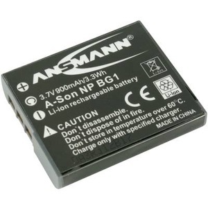 Ansmann, Ansmann A-Son NP BG1 Kamera-Akku ersetzt Original-Akku NP-BG1 3.7 V 900 mAh, 