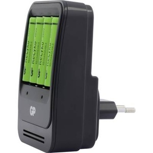 GP Batteries, GP Batteries PB570 Rundzellen-Ladegerät NiMH inkl. Akkus Mignon (AA), Micro (AAA), 