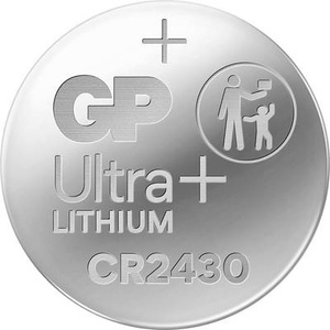 GP Batteries CR2430 Knopfzelle CR 2430 Lithium 300 mAh 3 V 1 St.