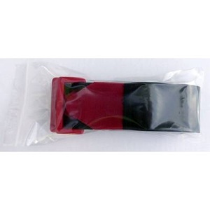 TRU COMPONENTS, TRU COMPONENTS 690-330-Bag Klettband mit Gurt Haft- und Flauschteil (L x B) 600 mm x 38 mm Schwarz, Rot 2 St., 