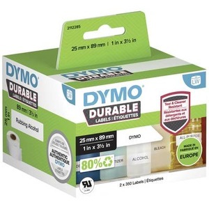 Dymo, DYMO 1933081 Etiketten Rolle 89 x 25 mm Polypropylen-Folie Weiß 700 St. Permanent Universal-Etiketten, Adress-Etiketten, DYMO 2112285 Etiketten Rolle 89 x 25 mm Polypropylen-Folie Weiß 700 St. Permanent haftend Universal-Etiketten,
