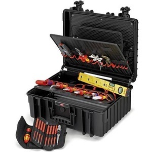 Knipex, Knipex Robust 34 Elektro 00 21 36 Elektriker Werkzeugkoffer bestückt 26teilig, Knipex Werkzeugset »Robust34 Elektro«, (26 tlg.)