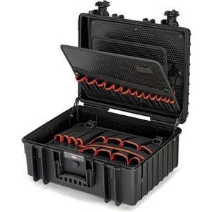 Knipex, Knipex Robust 34 00 21 36 LE Elektriker Werkzeugkoffer unbestückt, Knipex Aufbewahrungsbox