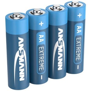 Ansmann, Mignon (AA)-Batterie Lithium Ansmann Extreme FR6 2850 mAh 1.5 V 4 St., Extreme Lithium Mignon AA, Batterie