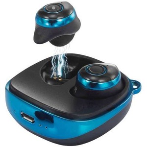 Renkforce, Renkforce RF-BTK-200 Bluetooth® Kopfhörer In Ear Headset Blau-Schwarz, 