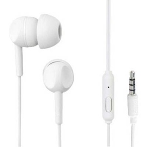 Thomson, Thomson EAR3005W INEAR OHRHOERER Kopfhörer In Ear Headset Weiß, Thomson EAR3005W Kopfhörer, In-Ear, Mikrofon, Weiss