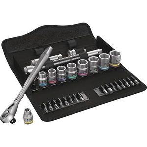 Wera, Wera 8100 SB 11 Zyklop Steckschlüsselsatz zöllig 29teilig 05004051001, 