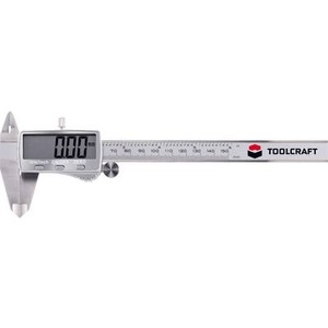 TOOLCRAFT, TOOLCRAFT TO-5664642 Digitaler Messschieber 150 mm, 