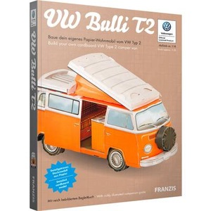 Franzis-Verlag, VW Bulli T2 Franzis Verlag 978-3-645-60589-2, Papier-Wohnmobil VW Bulli T2