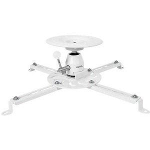 Logilink, LogiLink BP0056 Beamer-Deckenhalterung Deckenhalter, Höhenverstellbar, Neigbar+Schwenkbar Boden-/Deckenabstand (max.):, Beamerhalterung 80 ? 500 mm weiss