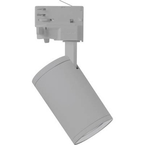Megaman, Hochvolt-Schienensystem-Leuchte 3phasig GU10 8 W LED EEK: abhängig v. Leuchtmittel (A++ - E) Megaman Silber, Strahler Mora GU10 für 3-Phasen-Schiene silber