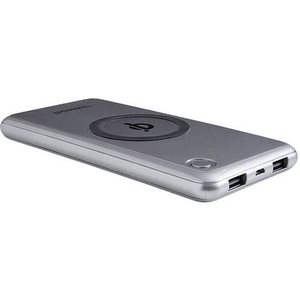 Intenso, Intenso Induktions-Powerbank 1000 mA WP10000 7342531 10000 mAh Ausgänge Induktionslade-Standard, USB Silber, 