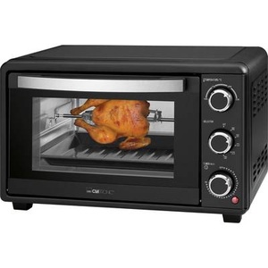Clatronic, Clatronic MBG 3727 Minibackofen Heißluft-Funktion 25 l, Clatronic MBG 3727 Multi-Backofen Schwarz