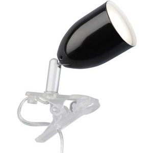 Brilliant, Moderne LED Klemmleuchte LEO in schwarz, Moderne LED Klemmleuchte LEO in schwarz