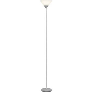 Brilliant, Deckenfluter LED E27 9.5 W EEK: A (A++ - E) Brilliant Spari Silber, Weiß, Brilliant Deckenfluter »Spari«, 1 flammig, Leuchtmittel E27 LED wechselbar, LED Stehlampe silber/weiss